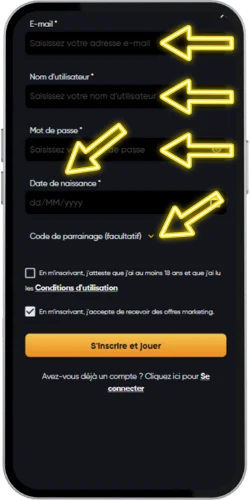 Entrez les données