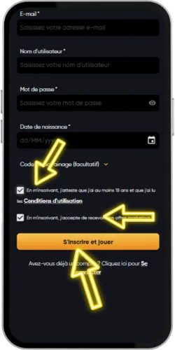 Inscrivez-vous