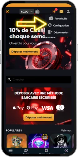 Ouvrez votre compte personnel